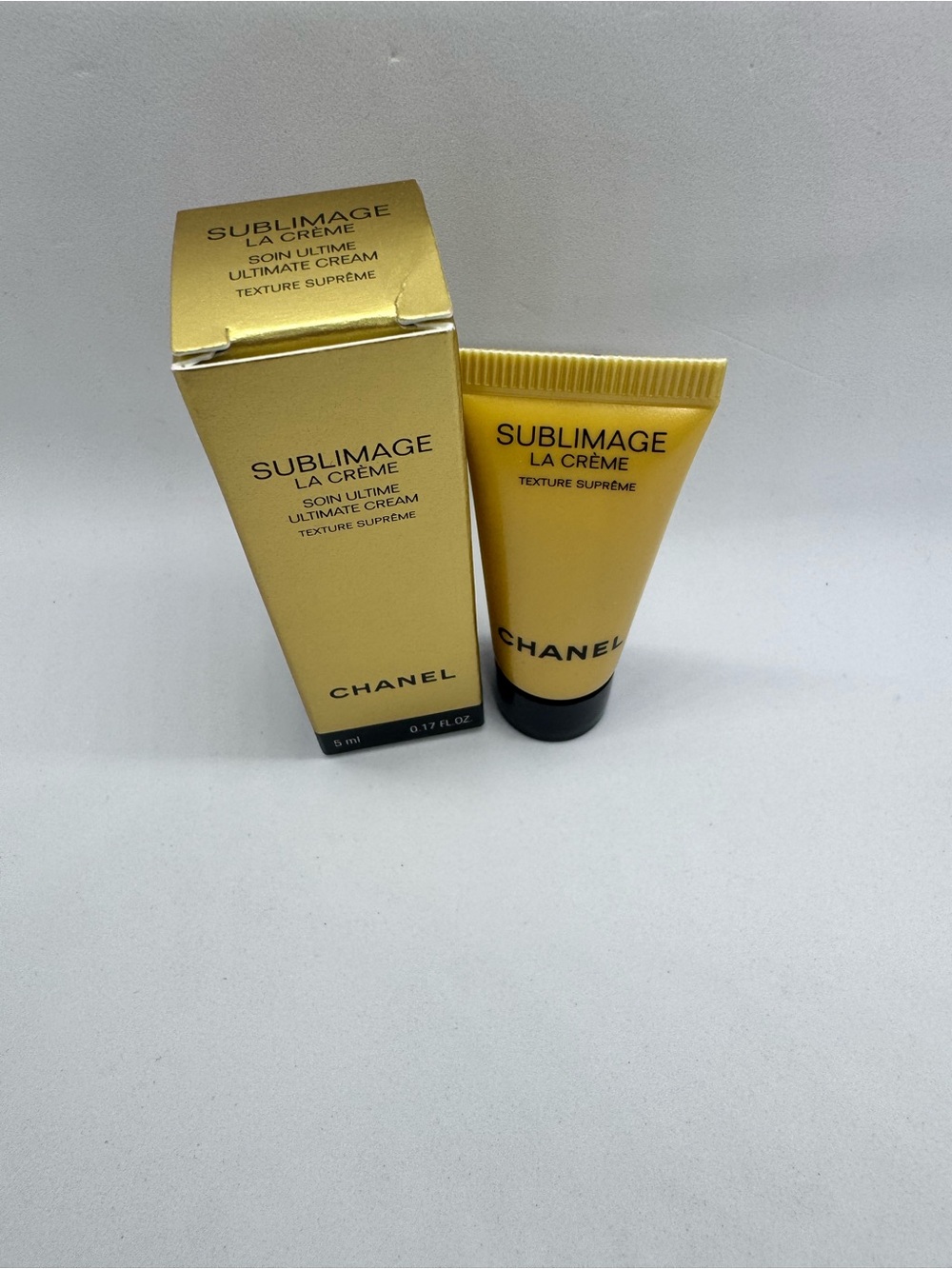 CHANEL Sublimage La Crème Tube in Yellow-Gold 5ml
